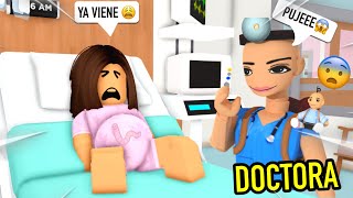 😮Siendo Doctora por 24Hrs en Brookhaven  🤗/Roblox