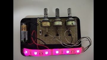 Simple RGB color mixer circuit
