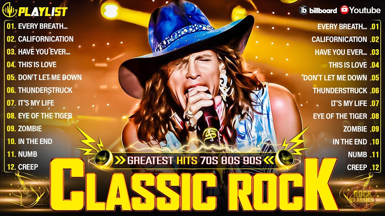 Nirvana, Guns N Roses, Bon Jovi, Metallica, Queen, ACDC 🔥 Best Classic Rock Songs 70s 80s 90s #6