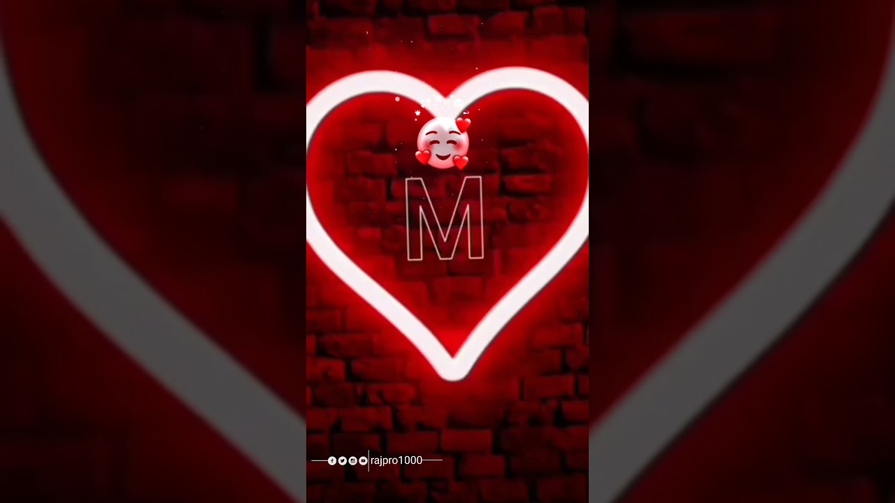 M Name Letter Lover's 💝😍
