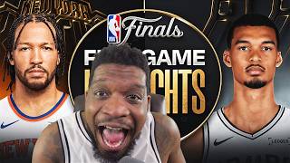 BRUNSON KNOCKS OFF WEMBY! TRADE FOX NOW!! #3 KNICKS at #2 SPURS | NBA FINALS GAME 5 HIGHLIGHTS