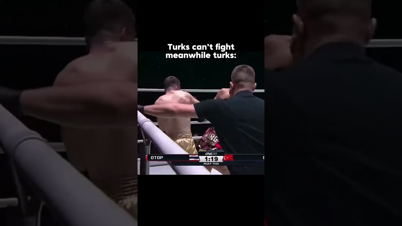 Turkish fighter beats his opponent 