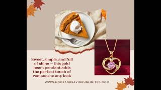 Gold Plated Pendant Heart Necklace