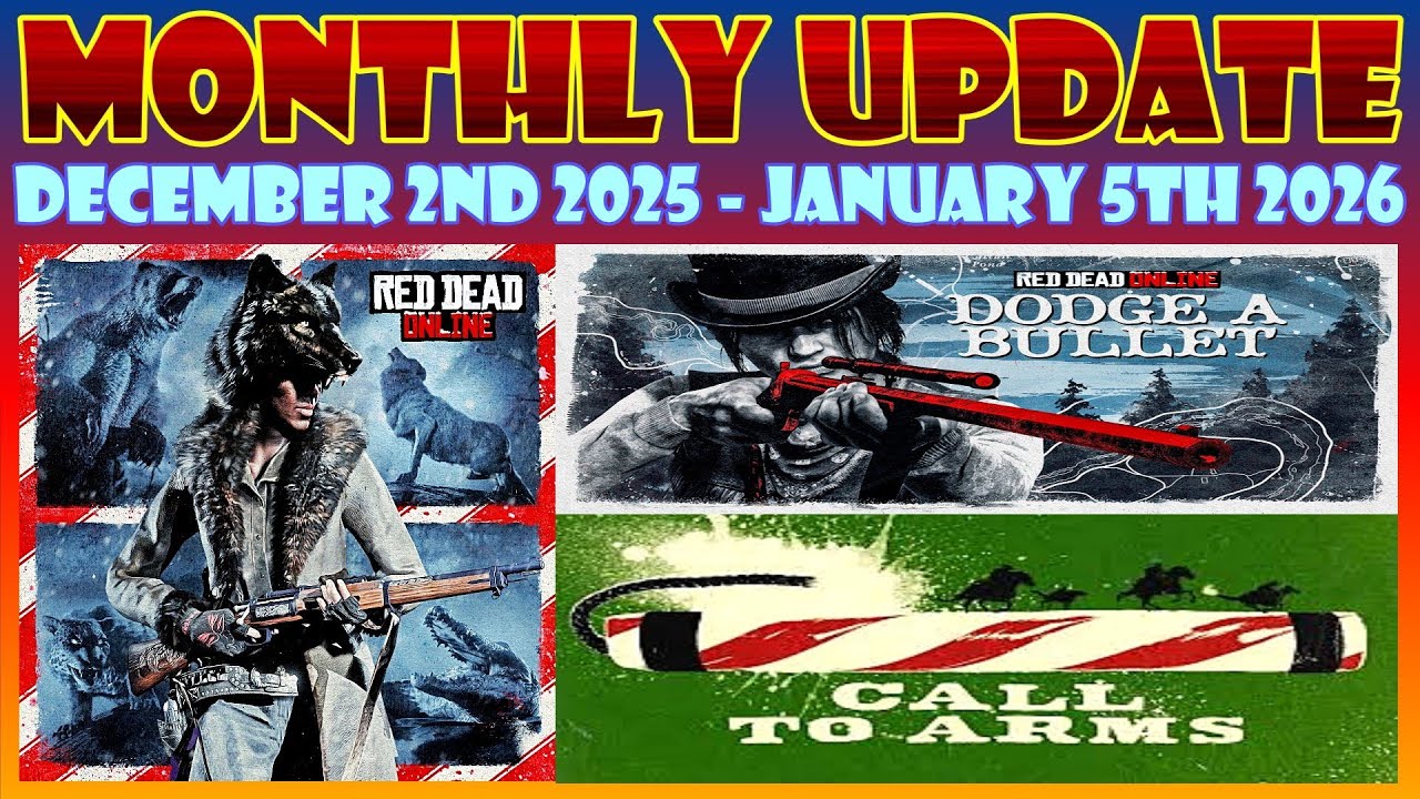 🐎 Everything Monthly Update • Red Dead Online • December 2nd 2025 - January 5th 2026 • RDO/RDR2