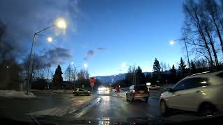 Drive to get gas at my Alaska Fred Meyer Grocery Store