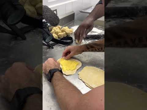 🇧🇧 Making Cheese Rolls in Barbados #shorts