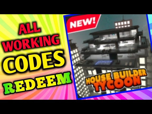 ALL HOUSE BUILDER TYCOON CODES! (January 2023)