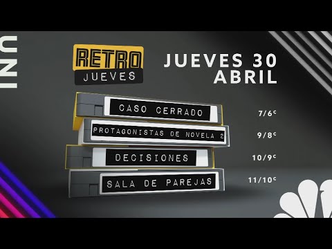 Recordar es Revivir con #RetroJueves a partir del 30 de abril por Universo | Universo