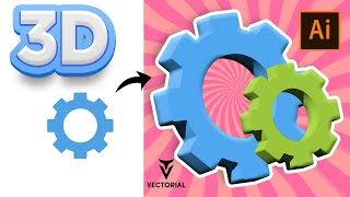 Creating 3D icons in Adobe Illustrator is very easy!