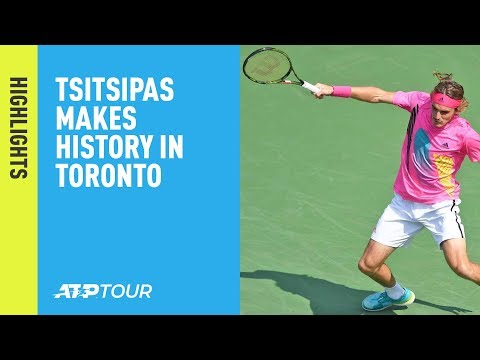 Highlights: #NextGenATP Tsitsipas Shines, Makes History In Toronto 2018