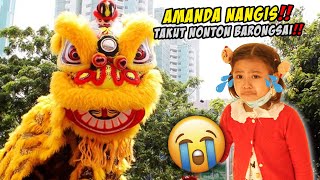 AMANDA NANGIS TAKUT NONTON BARONGSAI‼️ SAMPAI KEBAWA MIMPI‼️😭