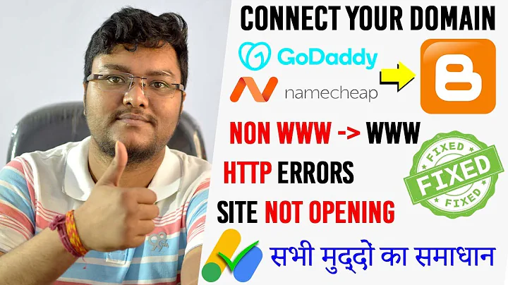 How to Connect your New Domain to Blogger | Fix Redirect Non WWW to WWW | Fix Site not Opening Error