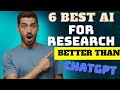 6 Best AI tools in research / AI essay writers / AI for research papers