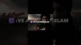 ✝️ : Selam Aleyküm ☪️ : Ve Aleykümselam