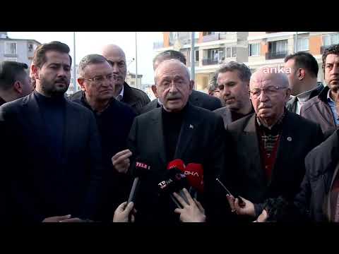 CHP Genel Başkanı Kemal Kılıçdaroğlu, Deprem Bölgesi Hatay Defne'de Açıklama Yapıyor | 22.02.2023