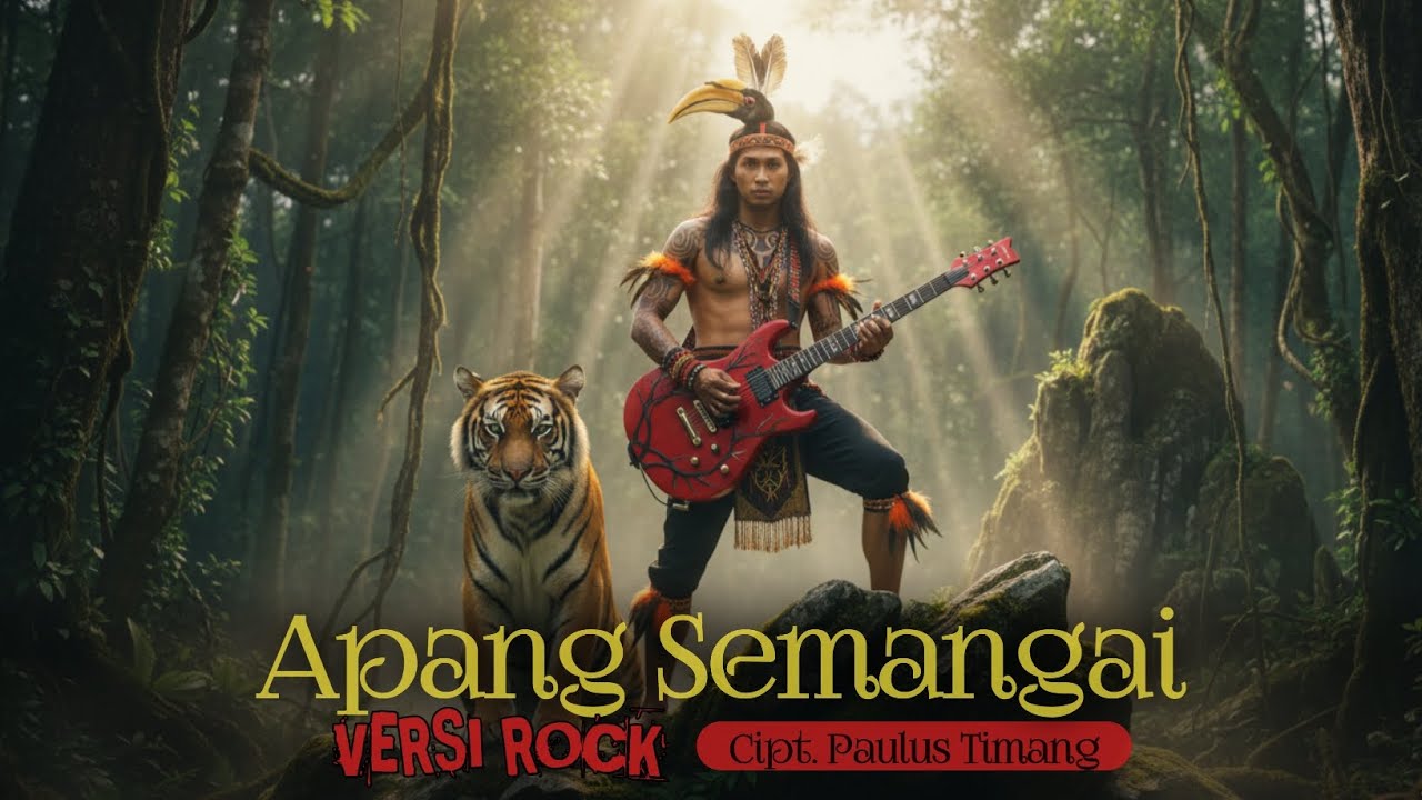 🎸 APANG SEMANGAI Versi Rock 🔥💥 | Cipt Paulus Timang 🔥