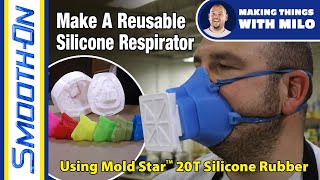 How To Make a Reusable DIY Silicone Respirator Using Mold Star 20T Silicone Rubber screenshot 4