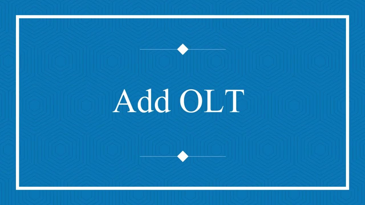 Octanet|OLT Configuration|How To Add OLT In Octanet|How To Configure OLT In Octanet|Optical Fiber