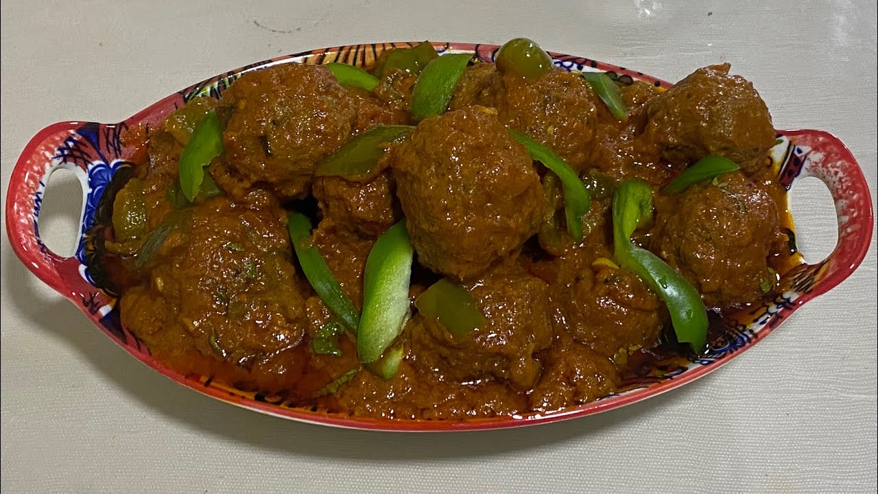 Capsicum Meatballs Shimla Mirch Kofta Full Recipe In Urdu/Hindi