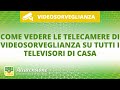 Come vedere le telecamere di videosorveglianza su tutti i televisori di casa