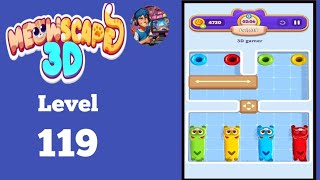 Meowscape 3D level 119 solution and walkthrough 