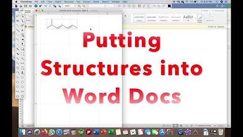 Exp. 3: Modeling Conformations, ChemDraw & Excel PART 2