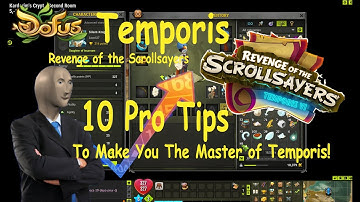 Dofus Temporis VI - 10 TIPS That will help you PROGRESS FASTER! [ GUIDE ]
