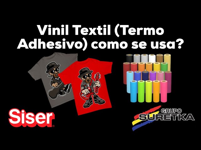 Que es el Vinil textil (Termo Adhesivo) y como se usa