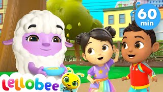 Animal Sounds on the Farm! | Lellobee City Farm | Preschool Learning Songs &amp; Nursery Rhymes