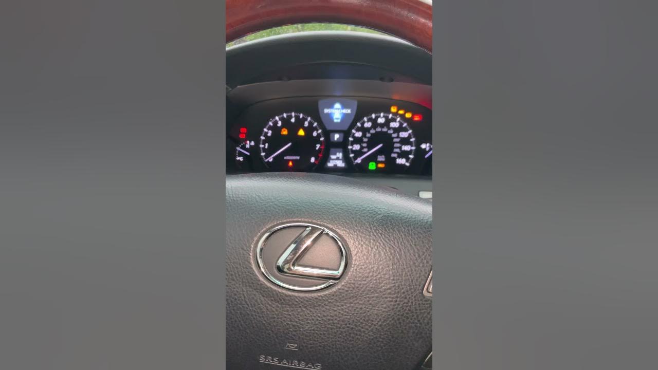 How to rest AC Filter maintenance light Lexus Ls460 - YouTube