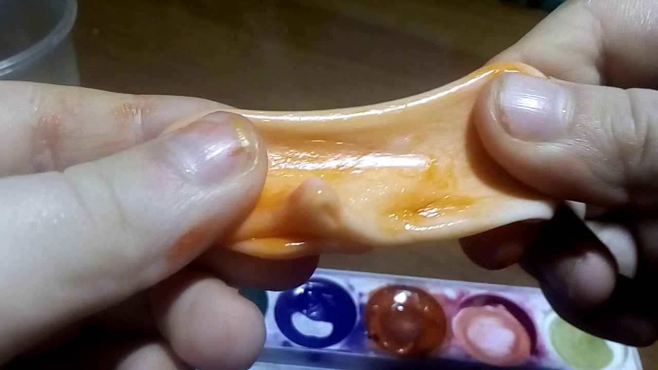 Делаю слайм из клея ПВА и тетрабората натрия - YouTube