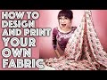 How to design and print your own fabric step by step tutorial  sew anastasia