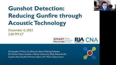 SPI Gunshot Detection POP Guide Webinar