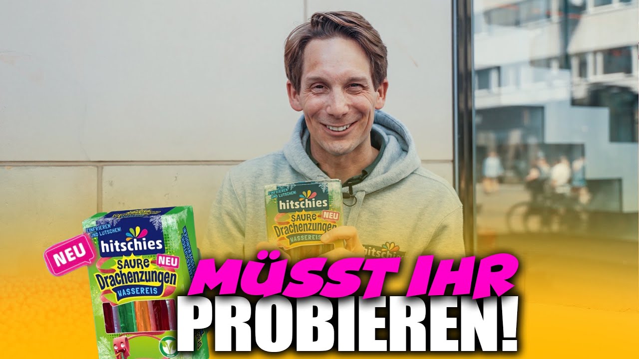 Hitschies Drachenzungen Wassereis! Der nächste TikTok Trend?! YouTube