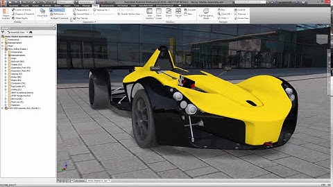 Autodesk Inventor Professional - visualization and rendering video