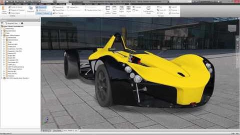 Autodesk Inventor Professional - visualization and rendering video