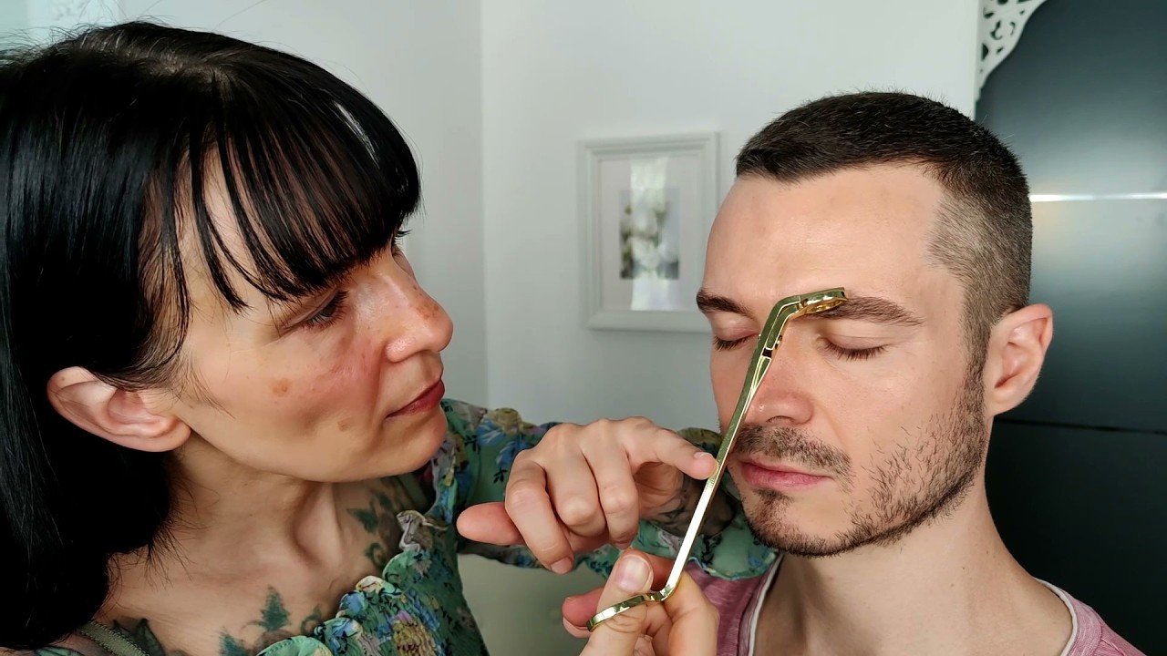 Eyebrows & Beard Fresh Up ASMR