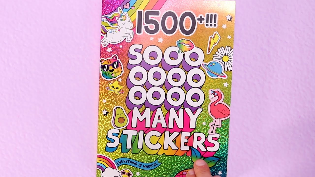 Just My Style 1500+ Sticker Book by Horizon Group USA,Positivity Quote –