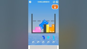 game Jelly Fill challenge level using keys level 5-8 level 8 so hard but finally win #jellyfill
