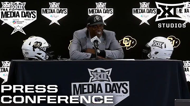 Colorado's Deion Sanders Press Conference | Big 12 Football Media Days Powered by Microsoft Copilot