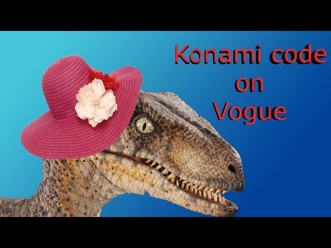 Video: Konami Code Avaa Dinosauruksen Hatun Vogue-verkkosivustolla