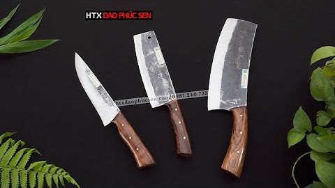 BỘ 3 DAO CÁN ỐP SIÊU SẮC - HÀNG CHUẨN CỦA HTX DAO PHÚC SEN