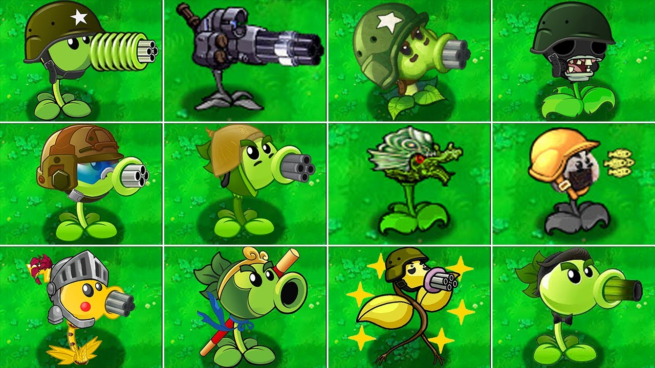 Plants Vs Zombies Gatling Pea
