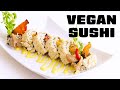 Vegan Sushi: Kabocha Squash Rolls with Brown Rice and Wasabi Corn Sauce