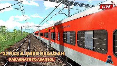 12988 AJMER SEALDAH EXPRESS || HWH WAP 7 || CINEMATIC || OPEN RAILS - PART 2