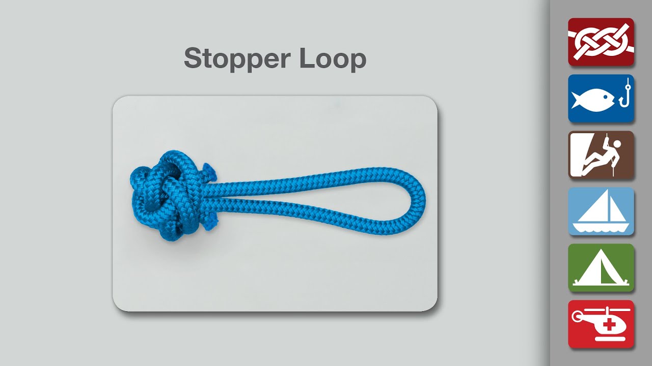 Stopper Loop  How to tie a Stopper Loop using Step-by-Step