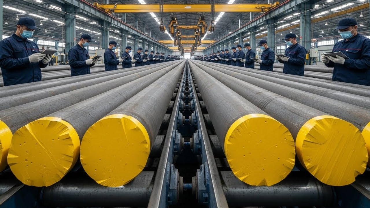 How Construction Iron Rods Are Made  Full Manufacturing Process