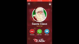 Santa Claus Text Voicemail and Call app Gaming