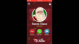 Santa Claus Text Voicemail and Call app Gaming