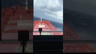 Cargo ship in heavy rolling 😱ll looks scary 😳